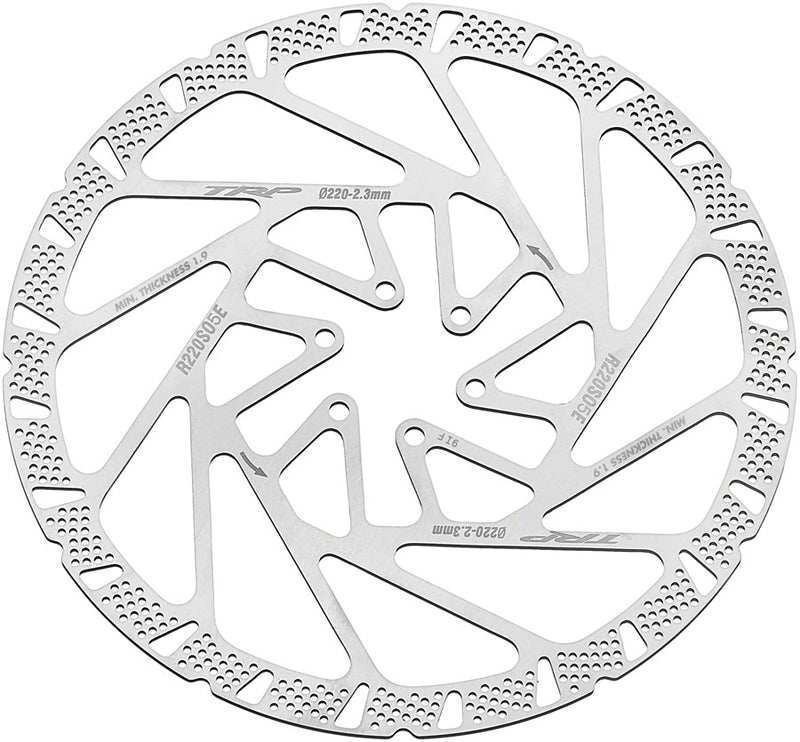 TRP S05E Race Disc Brake Rotor - 220mm 6-Bolt 2.3mm Rust Blocker Treatment