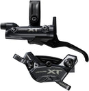 Shimano Deore XT BR-M8220 Disc Brake BL-M8200 Lever - Left/Front Post Mount 4-Piston Caliper SM-BH90-SBM Hose Fin Metal Pads BLK