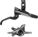 Shimano XTR M9200 XC Disc Brake Lever - Right/Rear Post Mount 2-Piston Caliper SM-BH90-SS Hose Metal Pads Gray