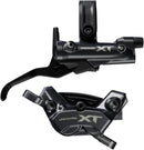 Shimano Deore XT BR-M8220 Disc Brake BL-M8200 Lever - Right/Rear Post Mount 4-Piston Caliper SM-BH90-SBM Hose Fin Metal Pads BLK