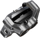 Shimano XTR BR-M9220 Enduro Disc Brake Caliper - Front Rear Post Mount 4-Piston Includes P04C-MF Finned Metal Pads