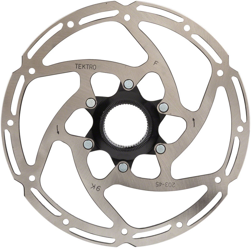 Tektro TR160-45 Disc Brake Rotor - 160mm Center-Lock 2.3mm Thickness Silver