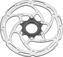 Tektro TR-45 Disc Brake Rotor - 203mm Center-Lock 2.3mm Thickness Silver