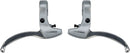 Tektro CL332RS 3-Finger Alloy Linear Pull Brake Lever Set Silver