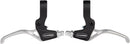 Tektro TS325 Linear Pull Brake Lever Set - Black/Silver