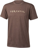 Teravail Logo Short Sleeve T-Shirt - Unisex Espresso 2X-Large
