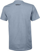 Surly Skullet Short Sleeve T-Shirt - Unisex Slate Blue Large