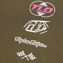 Troy Lee Designs Skyline Short Sleeve Ride Tee – Worldwide Caper X-Large