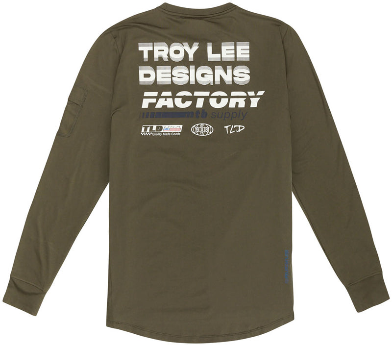 Troy Lee Designs Ruckus Long Sleeve Ride Tee – Factory Caper X-Large