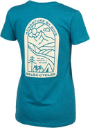 Salsa Womens Campout T-Shirt - Small Teal