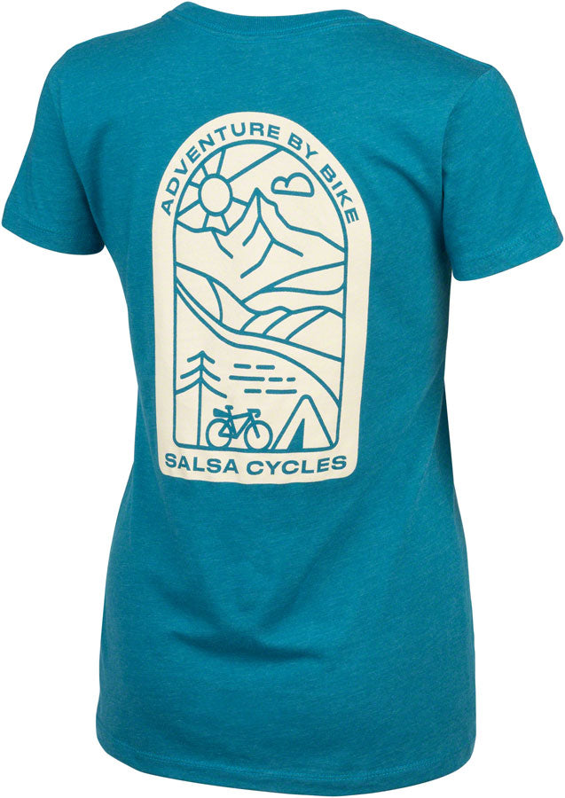 Salsa Womens Campout T-Shirt - Medium Teal