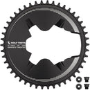Wolf Tooth Aero Direct Mount 1x Chainring - 46t 4-Bolt Drop-Stop ST Compatible Shimano Dura-Ace R9200/R9200-P Only BLK