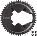 Wolf Tooth Aero Direct Mount 1x Chainring - 48t 4-Bolt Drop-Stop ST Compatible Shimano Dura-Ace R9200/R9200-P Only BLK