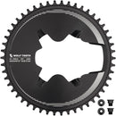 Wolf Tooth Aero Direct Mount 1x Chainring - 50t 4-Bolt Drop-Stop ST Compatible Shimano Dura-Ace R9200/R9200-P Only BLK