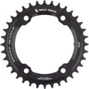 Wolf Tooth Shimano 110 Asymmetric BCD Chainring - 36t 110 Asymmetric BCD 4-Bolt Drop-Stop ST For Shimano GRX Cranks BLK