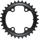 microSHIFT Sword Chainring - 31t 80 Asym BCD Inner ring 2 x 9/10-Speed BLK