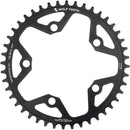 Wolf Tooth 110 BCD Gravel CX Road Chainring - 44t 110 BCD 5-Bolt Drop-Stop ST For Shimano HG+ KMC 12-Speed Chains BLK