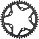 Wolf Tooth 110 BCD Gravel CX Road Chainring - 48t 110 BCD 5-Bolt Drop-Stop ST For Shimano HG+ KMC 12-Speed Chains BLK