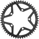 Wolf Tooth 110 BCD Gravel CX Road Chainring - 52t 110 BCD 5-Bolt Drop-Stop ST For Shimano HG+ KMC 12-Speed Chains BLK