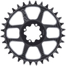 e*thirteen Helix Race 8-Bolt Chainring - 30t 11/12-Speed 3mm Offset 8-Bolt Direct Mount BLK