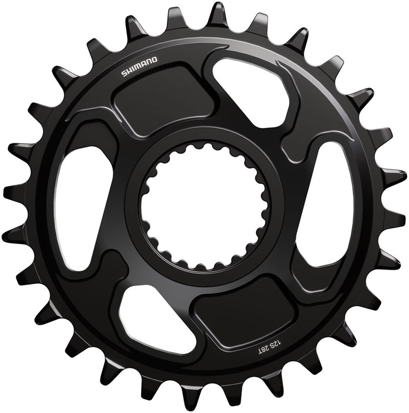 Shimano Deore XT SM-CRM86 1x Direct Mount Chainring - 28t Shimano Direct Mount For 12-Speed HG+ Chain Fits FC-M8200 Crank BLK