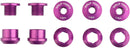 Wolf Tooth 1x Chainring Bolt Set - 6mm Dual Hex Fittings Set/5 Ultraviolet Purple