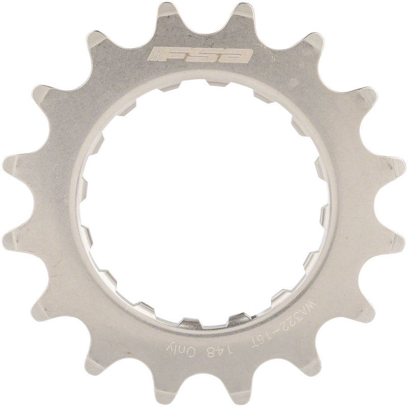 Full Speed Ahead WA322 eBike Sprocket GEN 2 Bosch - 16t 2.5mm Offset Stainless Steel Polished Silver