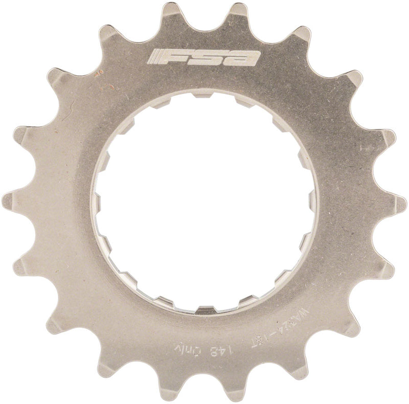 Full Speed Ahead WA324 eBike Sprocket GEN 2 Bosch - 18t 2.5mm Offset Stainless Steel Polished Silver
