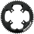 FSA SL-K Super Road Chainring 1x 50T Tooth Count 110BCD Asymmetric Bolt Pattern 4-Bolt Interface – BLK
