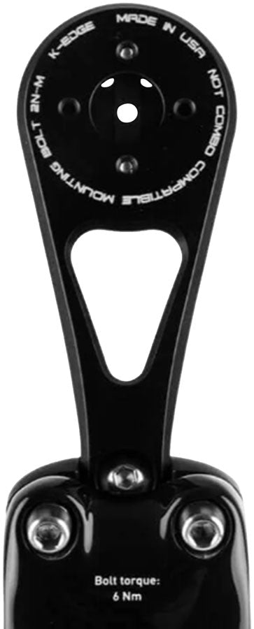 ENVE Composites Aero Stem Computer Mount Combo - Black Garmin/ WAHOO/ GoPro