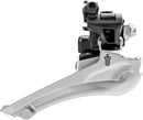microSHIFT Sword BLK Front Derailleur - 9-Speed Double 46-52t Max Ring Braze-On