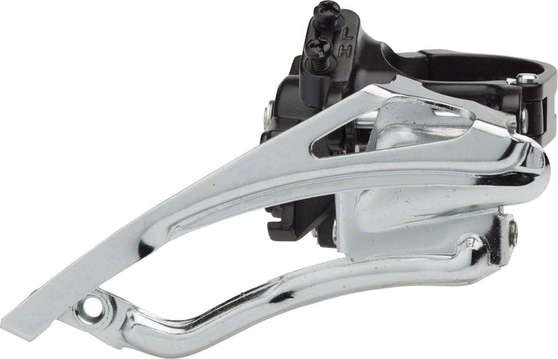 microSHIFT Mezzo Front Derailleur - 8-Speed Triple 42/32/22t Band Clamp Shimano Compatible