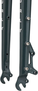 Surly Cocktail Fork - 27.5" / 29" QRx100mm 1-1/8" Straight Steerer 445mm Axle To Crown Steel Orlok's Shadow