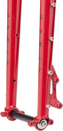 Surly Dinner Fork - 27.5" 15x110mm Thru-Axle 1-1/8" Straight Steerer 420mm Axle To Crown Steel Pile of Bricks Red