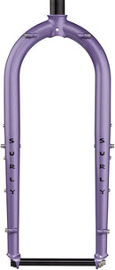 Surly Ice Cream Truck Fork - 26" 15x150mm Thru-Axle 1-1/8" Straight Steerer Steel Taro Milk Tea