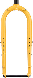Surly Ice Cream Truck Fork - 26" 15x150mm Thru-Axle 1-1/8" Straight Steerer Steel Warm Cheese
