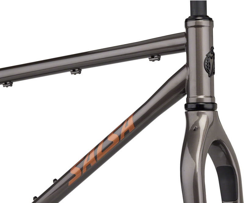 Salsa Fargo Frameset - 29" Steel Graphite Medium