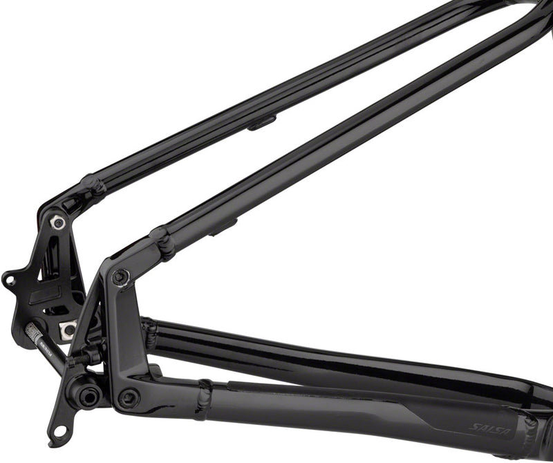 Salsa Timberjack Frame - 29"/27.5" Aluminum Black Medium