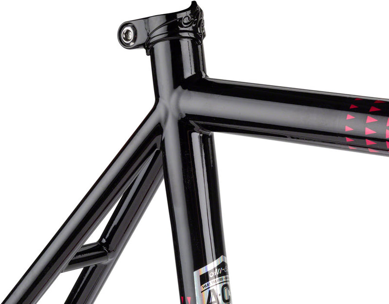 All-City Zig Zag Frameset - 700c Steel Sour Cherry Seltzer 49cm