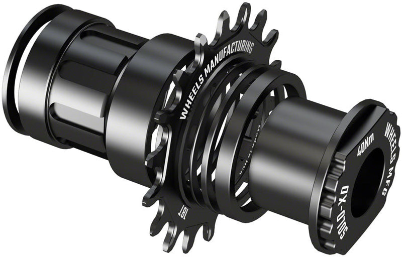 Wheels Manufacturing SOLO-XD XD/XDR Single Speed Conversion Kit - 18t For SRAM XD/XDR Freehub BLK