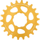 Wolf Tooth Single Speed Aluminum Cog - 22t Compatible with 3/32" Chains Gold