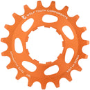 Wolf Tooth Single Speed Aluminum Cog - 19t Compatible 3/32" Chains Orange