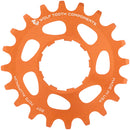 Wolf Tooth Single Speed Aluminum Cog - 20t Compatible 3/32" Chains Orange