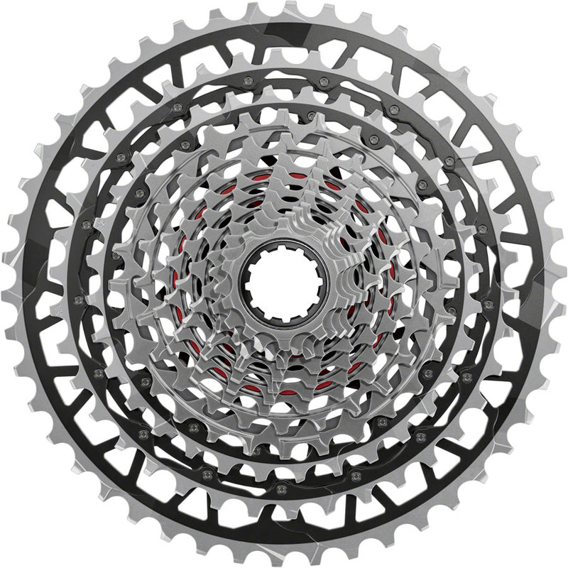 SRAM RED XPLR XG-1391 Cassette - 13-Speed 10-46t For XDR Driver BLK/Silver E1