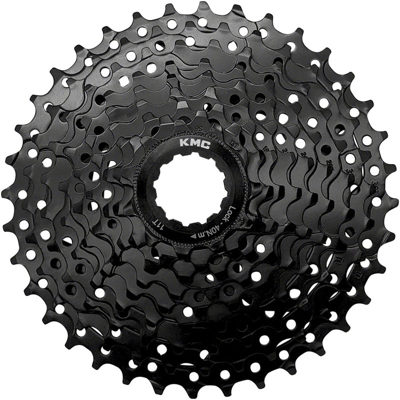 KMC REACT Cassette - 9-Speed 11-36t HG Driver Compatible Black 4 pk.