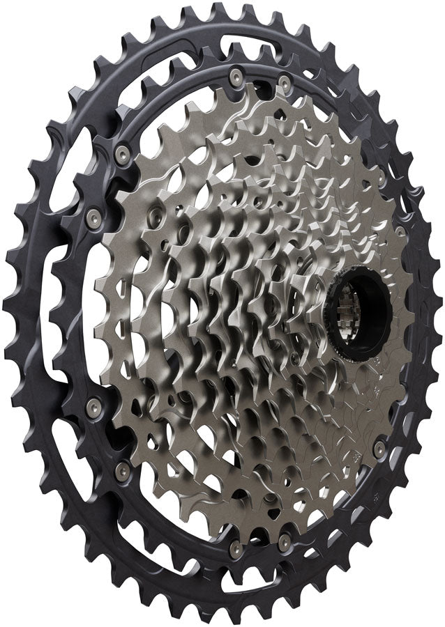 Shimano Deore XT CS-M8200-12 Cassette - 12-Speed 9-45t Hyperglide+ Micro Spline Gray/Silver