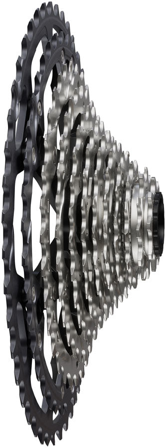 Shimano Deore XT CS-M8200-12 Cassette - 12-Speed 9-45t Hyperglide+ Micro Spline Gray/Silver