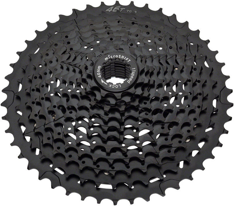 microSHIFT H11 Cassette - 11 Speed 11-42t Black ED Coated