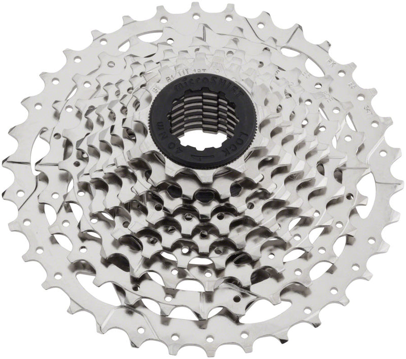 microSHIFT H09 Cassette - 9 Speed 11-34t Silver Nickel Plated