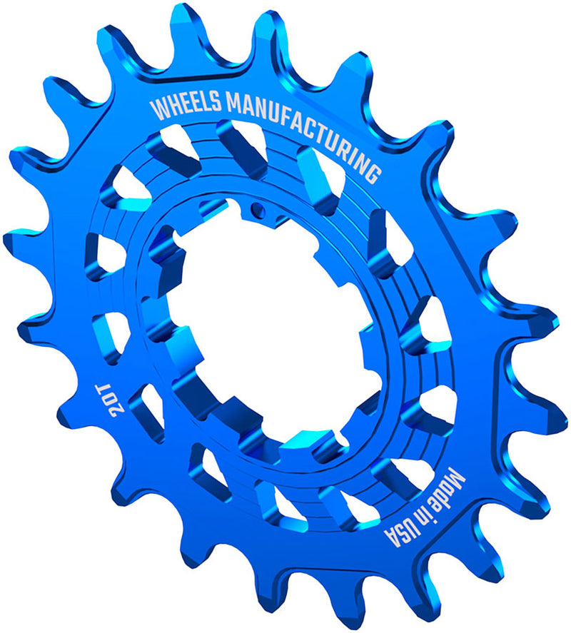 Wheels Manufacturing SOLO HG Cog - 20t Fits SOLO-HG Kits Blue
